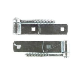 Ace 6 In. L Steel Screw Hook And Strap Hinge 2 Pk