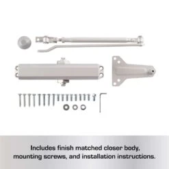 Brinks Commercial Aluminum Steel Hydraulic Door Closer Grade 1 12 Brinks Commercial Aluminum Steel Hydraulic Door Closer Grade 1 -Acme Acorn Store 984145b2 d703 4b91 88f4 dba029dc1fb2