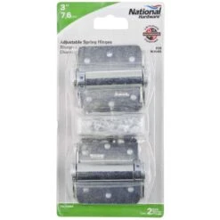 National Hardware 3 In. L Zinc-Plated Adjustable Spring Hinge 2 Pk 6 National Hardware 3 In. L Zinc-Plated Adjustable Spring Hinge 2 Pk -Acme Acorn Store 993afb24 32c3 47ac 9726 6d89aad65449