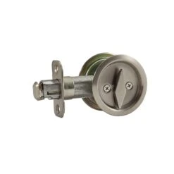 National Hardware Satin Nickel Silver Steel Pocket Door Latch 1 Pk
