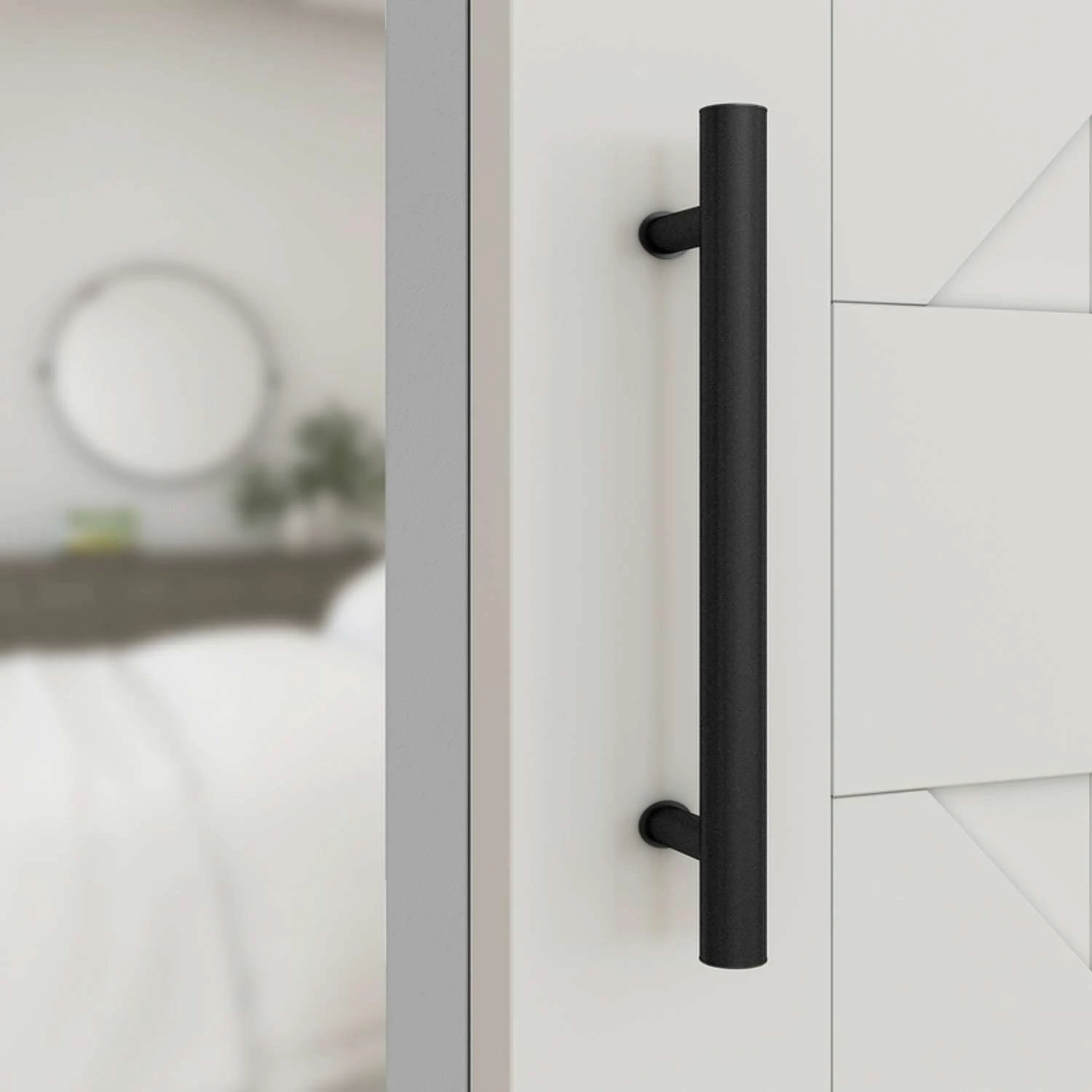 National Hardware Madison Matte Black Steel Pull Handle 1 Pc 8 National Hardware Madison Matte Black Steel Pull Handle 1 Pc - Image 6