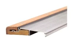 M-D 1.13 In. H X 5.63 In. W X 36 In. L Mill Oak Adjustable Deluxe Threshold Silver