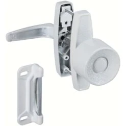 National Hardware White Zinc Universal Knob Latch 1 Pk