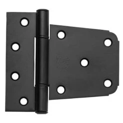 National Hardware 3-1/2 In. L Matte Black Stainless Steel Extra Heavy Gate Hinge 1 Pk
