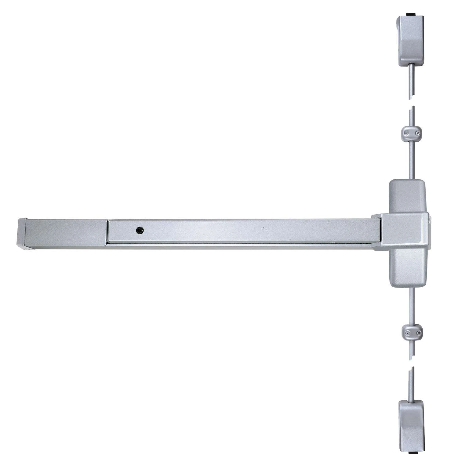 Tell Satin Aluminum Commercial Exit Device 1 Pk 3 Tell Satin Aluminum Commercial Exit Device 1 Pk