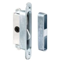 Prime-Line Zinc-Plated Silver Aluminum Patio Door Latch 1 Pk