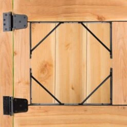 National Hardware 3.74 In. L Black Steel Anti-Sag Gate Kit 1 Pk -Acme Acorn Store b8ee8329 4741 47d1 8a21 23ce03f69b66