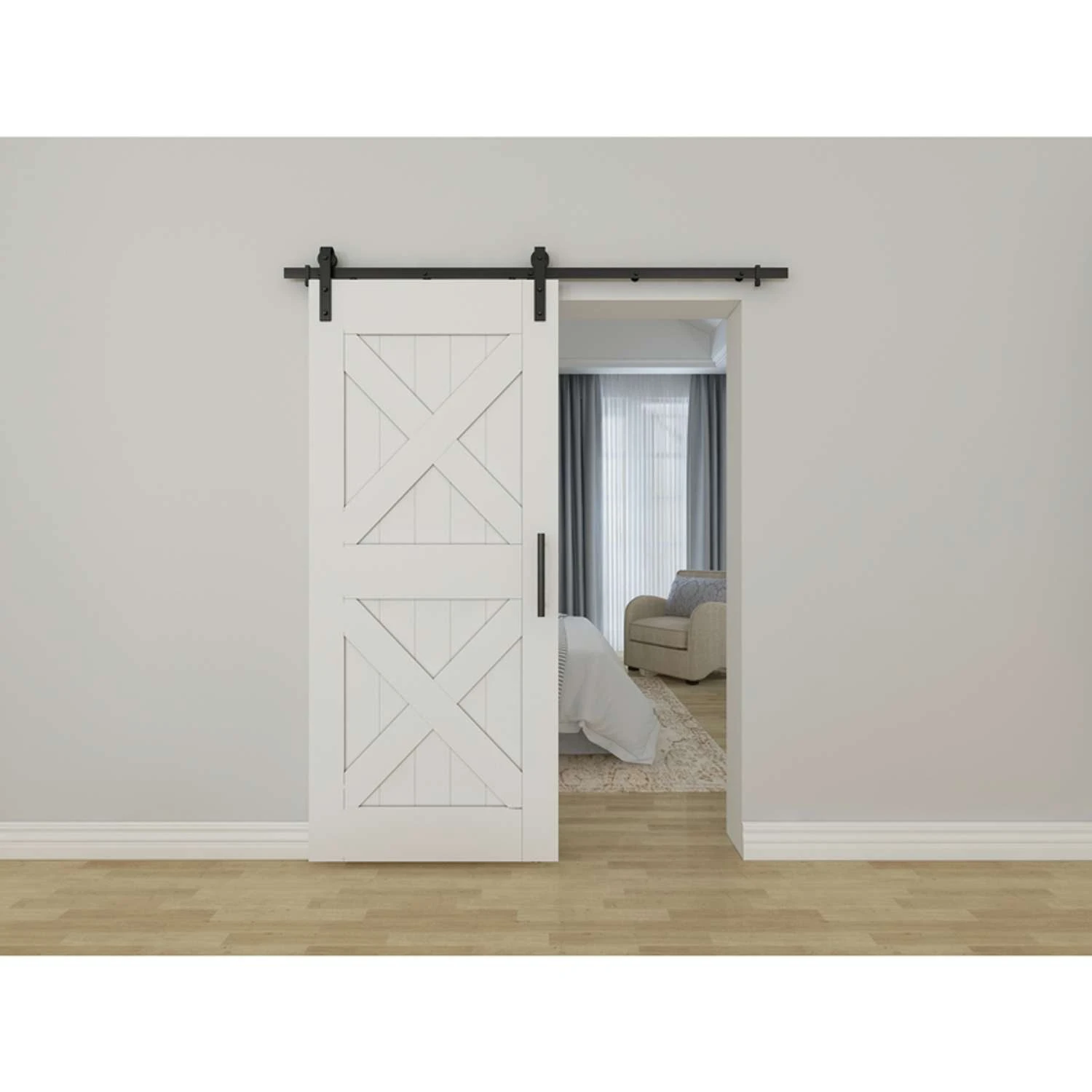 National Hardware Madison Matte Black Steel Pull Handle 1 Pc 9 National Hardware Madison Matte Black Steel Pull Handle 1 Pc - Image 7