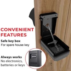 YARDLOCK Matte Black Aluminum Keyless Gate Lock 1 Pk 15 YARDLOCK Matte Black Aluminum Keyless Gate Lock 1 Pk -Acme Acorn Store bee882e8 2d9c 4f31 ae6e bd5bb3dfc79c