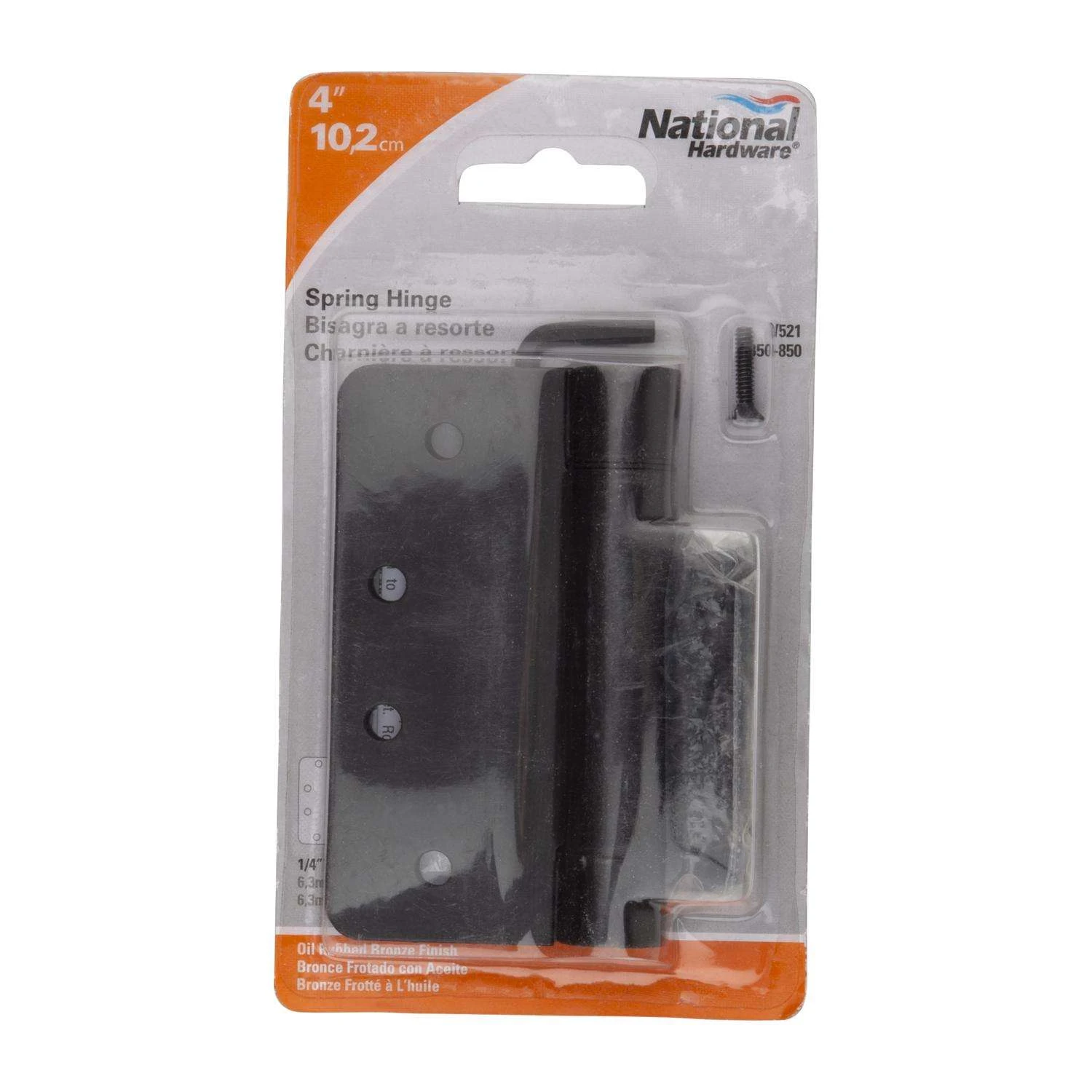 National Hardware 4 In. L Oil Rubbed Bronze Spring Hinge 1 Pk 3 National Hardware 4 In. L Oil Rubbed Bronze Spring Hinge 1 Pk