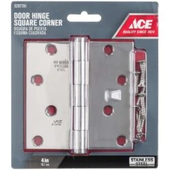 Ace 4 In. L Stainless Steel Residential Door Hinge 1 Pk 7 Ace 4 In. L Stainless Steel Residential Door Hinge 1 Pk -Acme Acorn Store c87a63c7 d596 43b5 a281 7afe524e0930