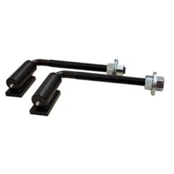 Spring Creek Products 10 In. L Powder Coated Black Steel Barrel Hinge 2 Pk