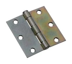 National Hardware 3 In. L Zinc-Plated Broad Hinge 2 Pk