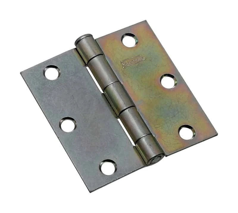 National Hardware 3 In. L Zinc-Plated Broad Hinge 2 Pk 3 National Hardware 3 In. L Zinc-Plated Broad Hinge 2 Pk