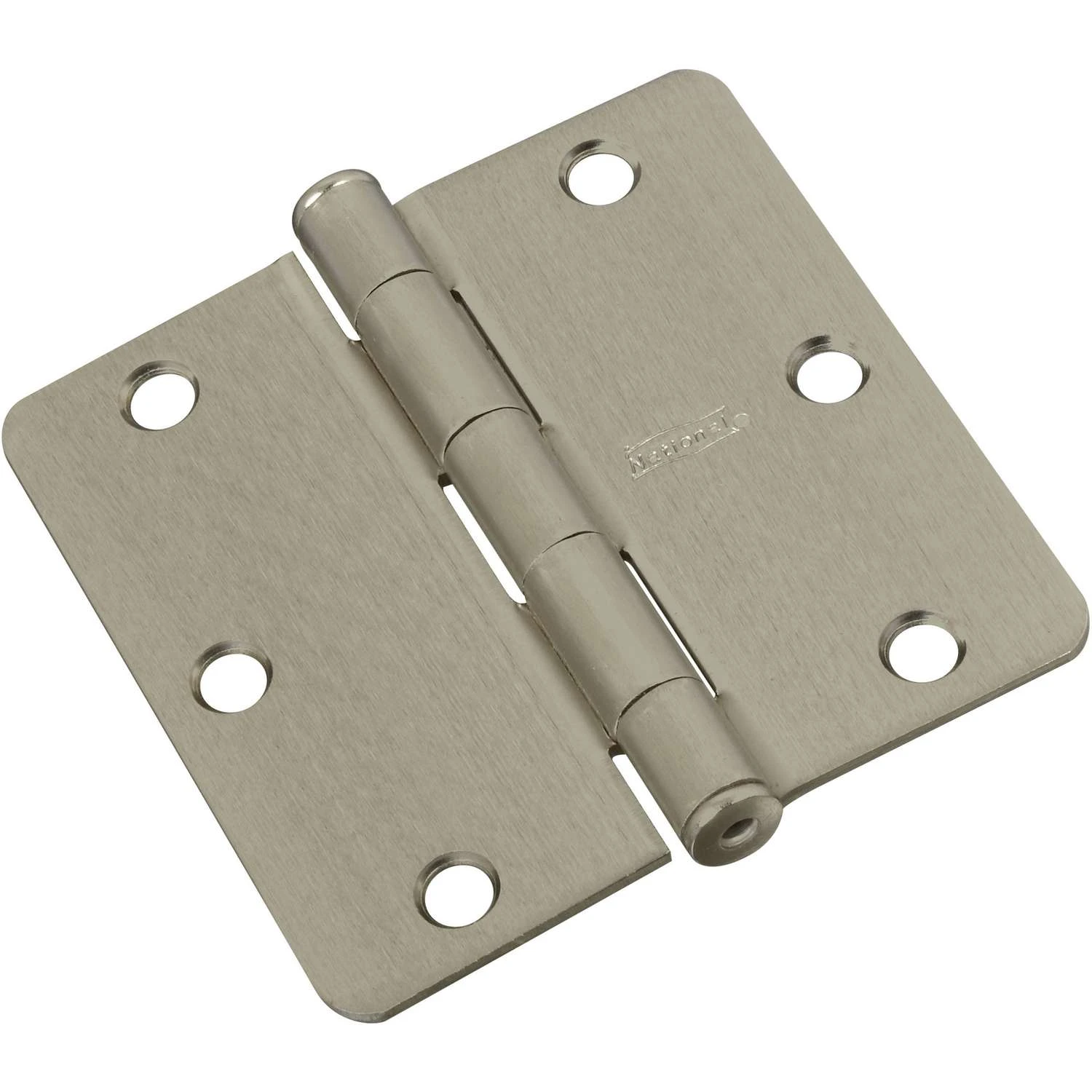 National Hardware 3-1/2 In. L Satin Nickel Door Hinge 3 Pk 3 National Hardware 3-1/2 In. L Satin Nickel Door Hinge 3 Pk