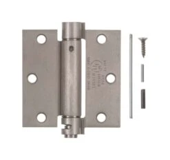 Ace 3.5 In. L Satin Nickel Self Closing Hinge 1 Pk
