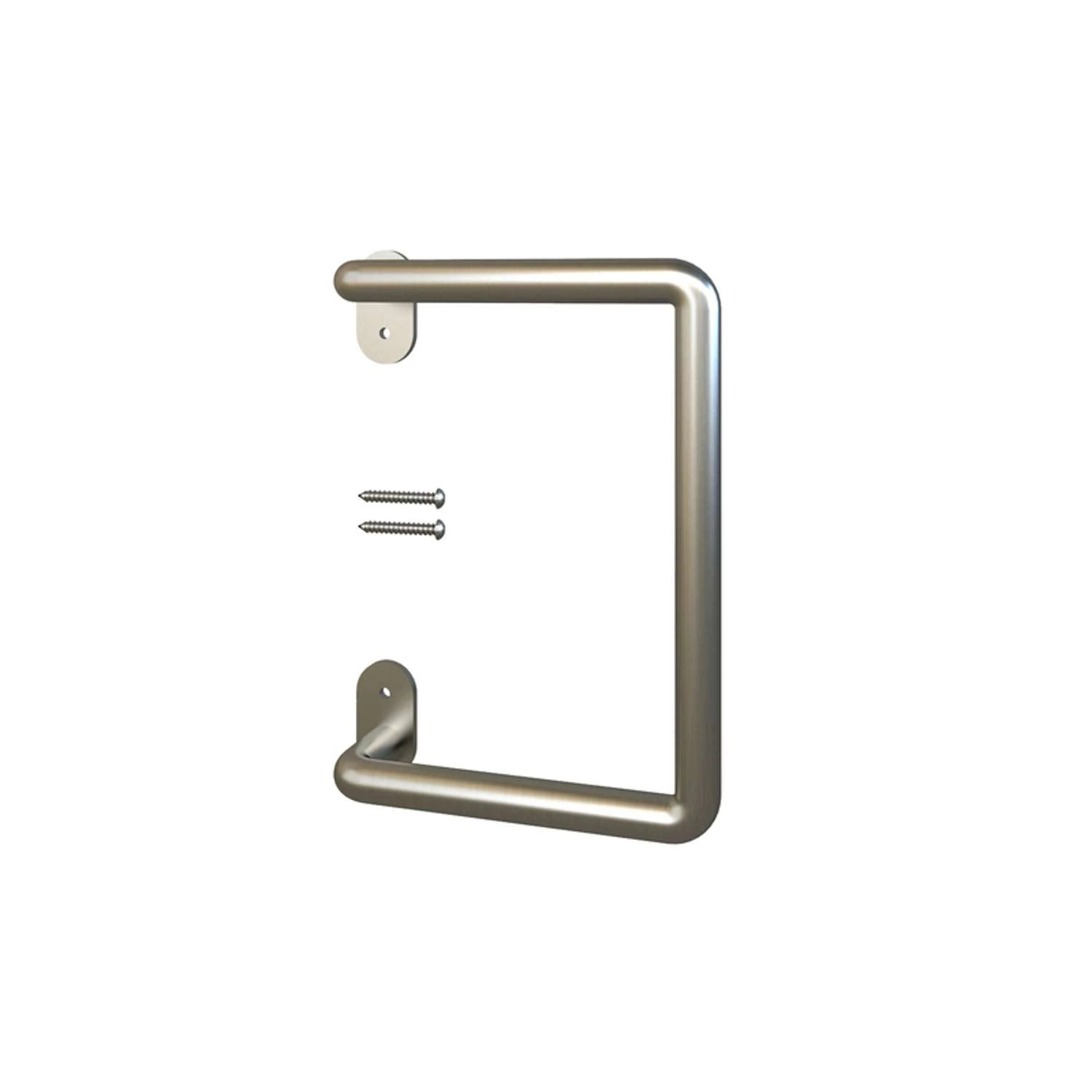 National Hardware Troy Satin Nickel Silver Steel Pull Handle 1 Pc 4 National Hardware Troy Satin Nickel Silver Steel Pull Handle 1 Pc - Image 2