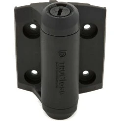 National Hardware TruClose 3.81 In. L Black Self-Closing Spring Hinge 2 Pk