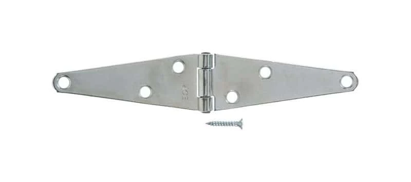 Ace 4 In. L Stainless Steel Heavy Duty Strap Hinge 1 Pk 3 Ace 4 In. L Stainless Steel Heavy Duty Strap Hinge 1 Pk