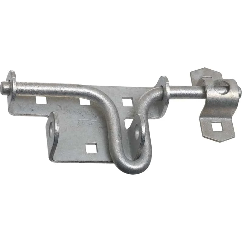 National Hardware 6.19 In. H Galvanized Steel Sliding Bolt Door/Gate Latch 3 National Hardware 6.19 In. H Galvanized Steel Sliding Bolt Door/Gate Latch