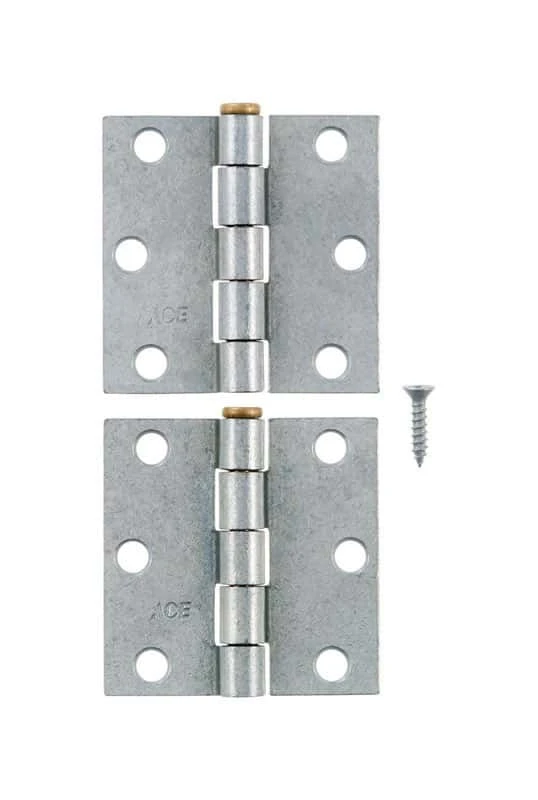 Ace 2-1/2 In. L Galvanized Broad Hinge 2 Pk 4 Ace 2-1/2 In. L Galvanized Broad Hinge 2 Pk - Image 2