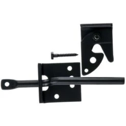 Ace 10.52 In. H X 4.75 In. W X 1.63 In. L Gloss Zinc Heavy Duty Adjustable Gate Latch