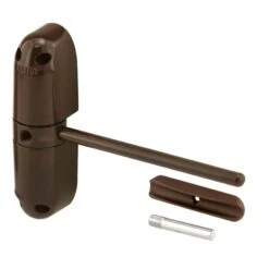 Prime-Line Zinc-Plated Brown Steel Hydraulic Door Closer