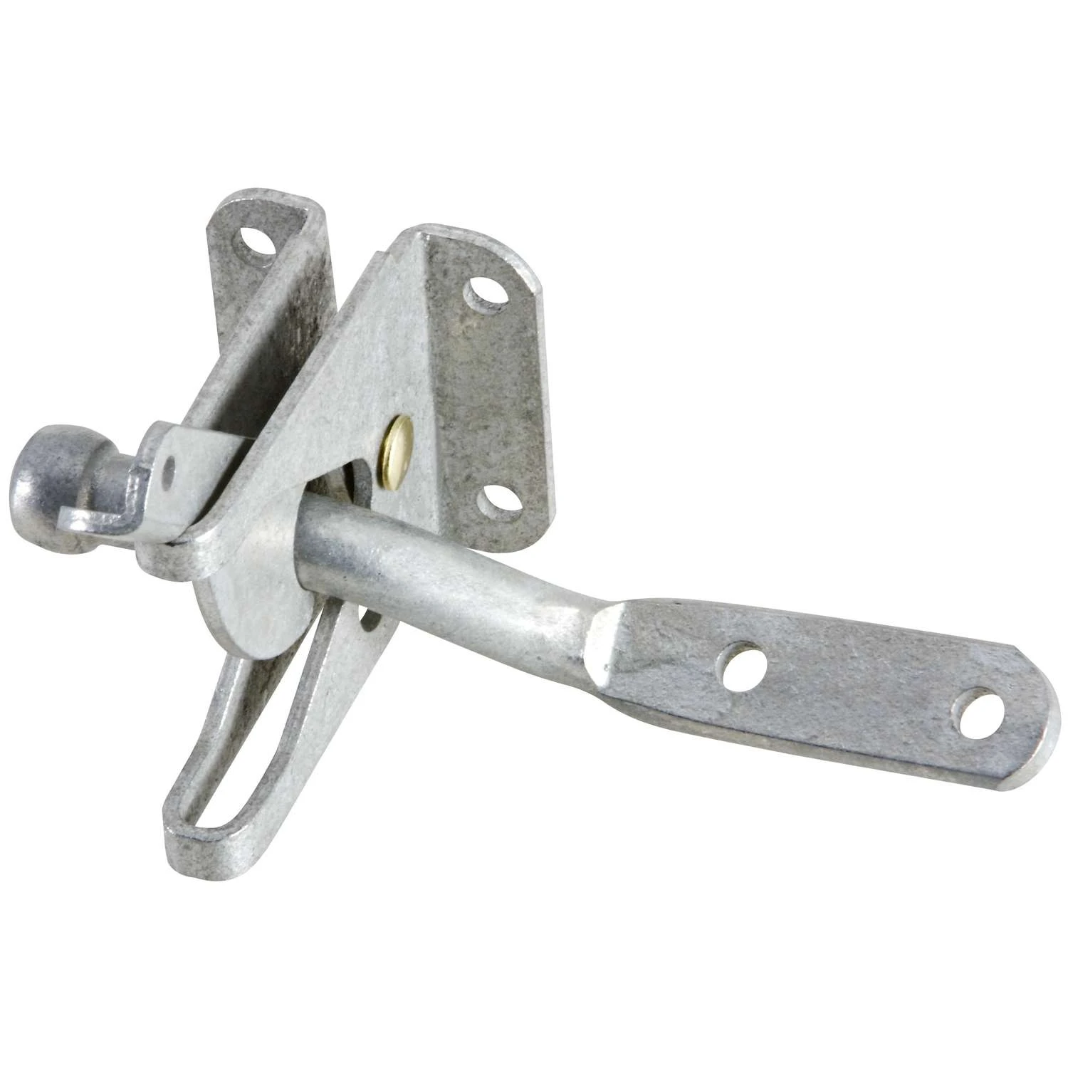 National Hardware 4.44 In. H X 2.37 In. L Galvanized Steel Automatic Gate Latch 3 National Hardware 4.44 In. H X 2.37 In. L Galvanized Steel Automatic Gate Latch