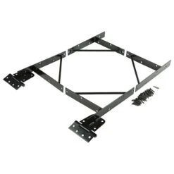 National Hardware 3.74 In. L Black Steel Anti-Sag Gate Kit 1 Pk