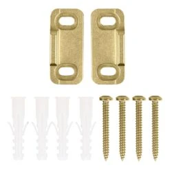 National Hardware Brushed Gold Aluminum Double Floor Guide 1 Pc 7 National Hardware Brushed Gold Aluminum Double Floor Guide 1 Pc -Acme Acorn Store f4a3abf0 e112 4662 9d59 ac862a4ea400