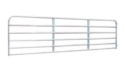 Behlen 48 In. L Galvanized Silver Steel Utility Tube Gate 1 Pk