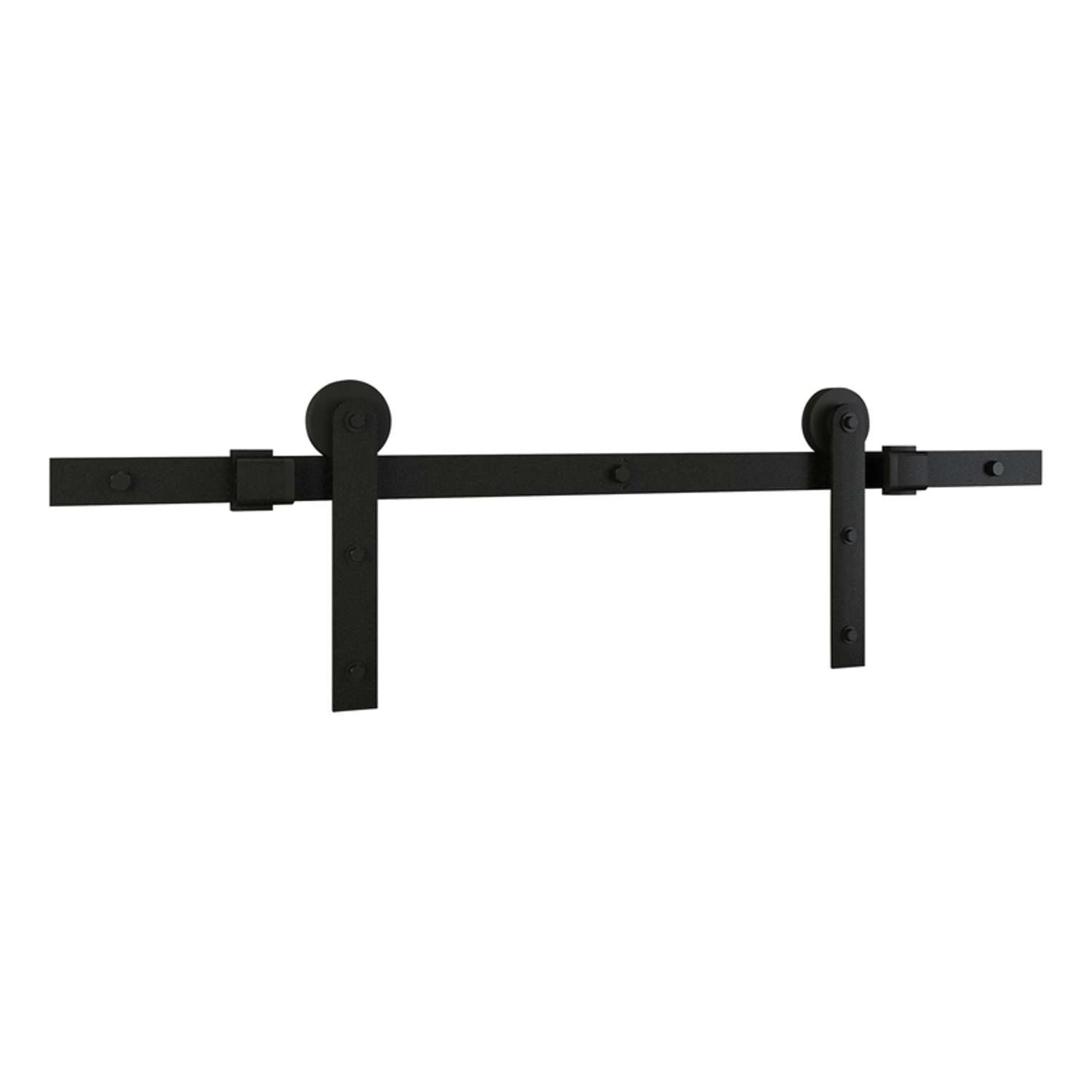 National Hardware Builder Matte Black Steel Barn Door Hanger Kit 1 Pc 3 National Hardware Builder Matte Black Steel Barn Door Hanger Kit 1 Pc