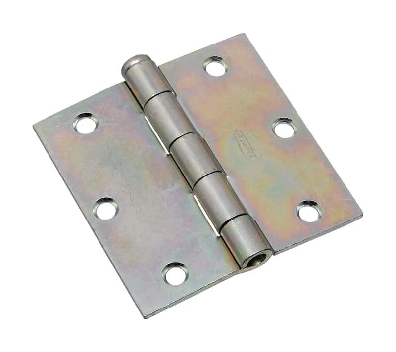 National Hardware 3-1/2 In. L Zinc-Plated Broad Hinge 2 Pk 3 National Hardware 3-1/2 In. L Zinc-Plated Broad Hinge 2 Pk