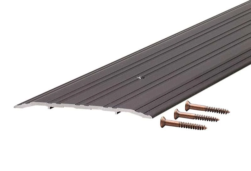 M-D 0.25 In. H X 5 In. W X 36 In. L Bronze Aluminum Fluted Saddle Threshold Bronze 3 M-D 0.25 In. H X 5 In. W X 36 In. L Bronze Aluminum Fluted Saddle Threshold Bronze